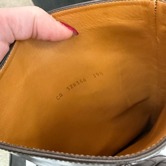 Saint Laurent Leather Riding Boots - Picture 10 of 12